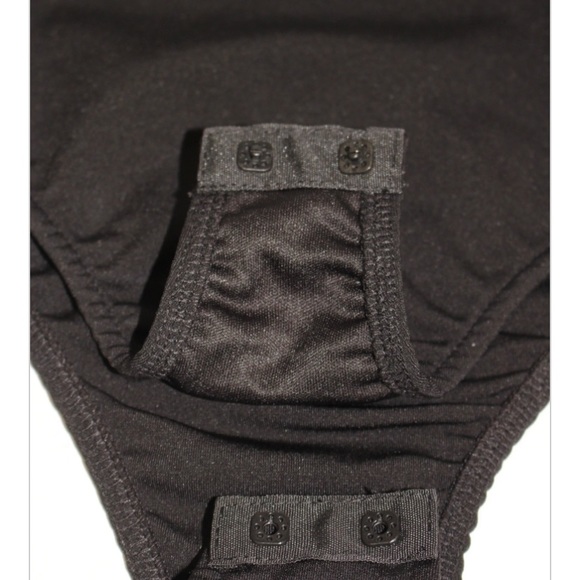 NUDE BEAUTIFUL 🖤BLACK🖤 BODYSUIT SIZE SMALL 🌟LIKE NEW🌟 - Picture 10 of 14